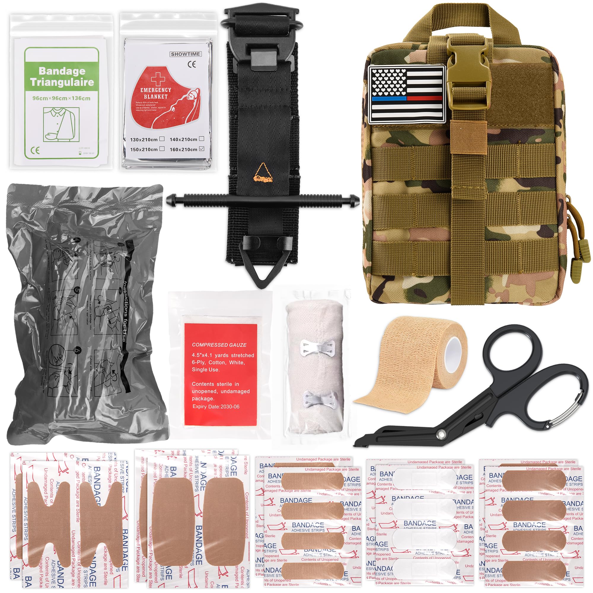 HidroPony IFAK tourniquet for rapid bleeding control in outdoor settings