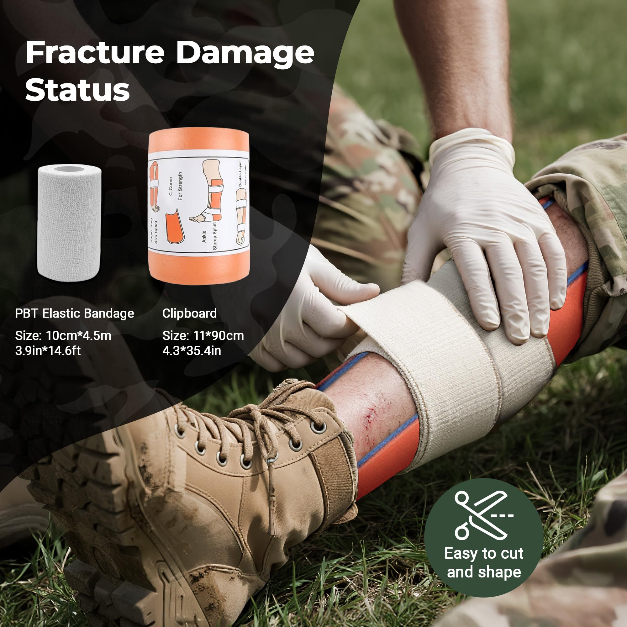HidroPony IFAK Hemostatic Gauze for quick bleeding management