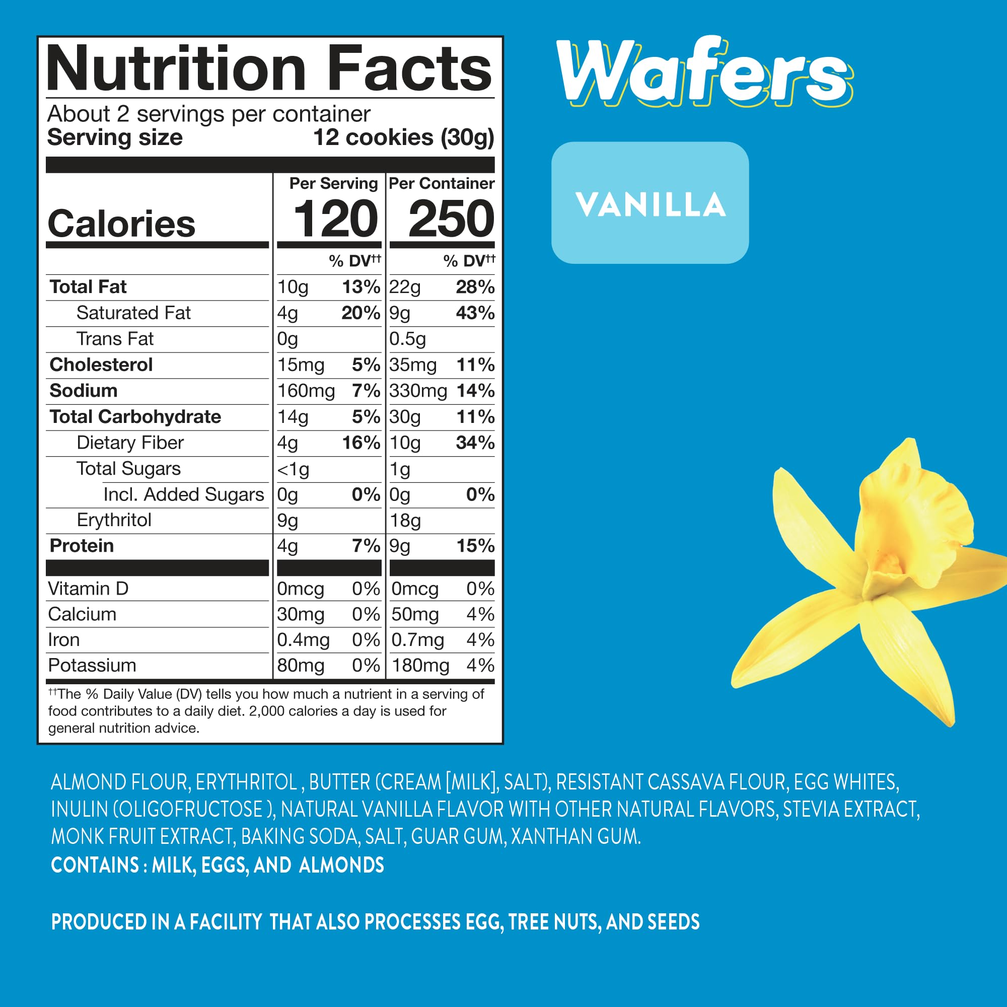 HIGHKEY keto friendly snacks image suggests low carb dessert option