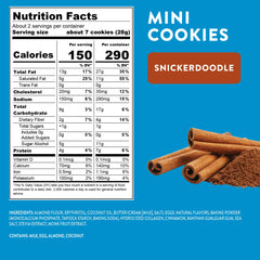 HighKey Snickerdoodle ingredients closeup, almond flour and cinnamon visible.