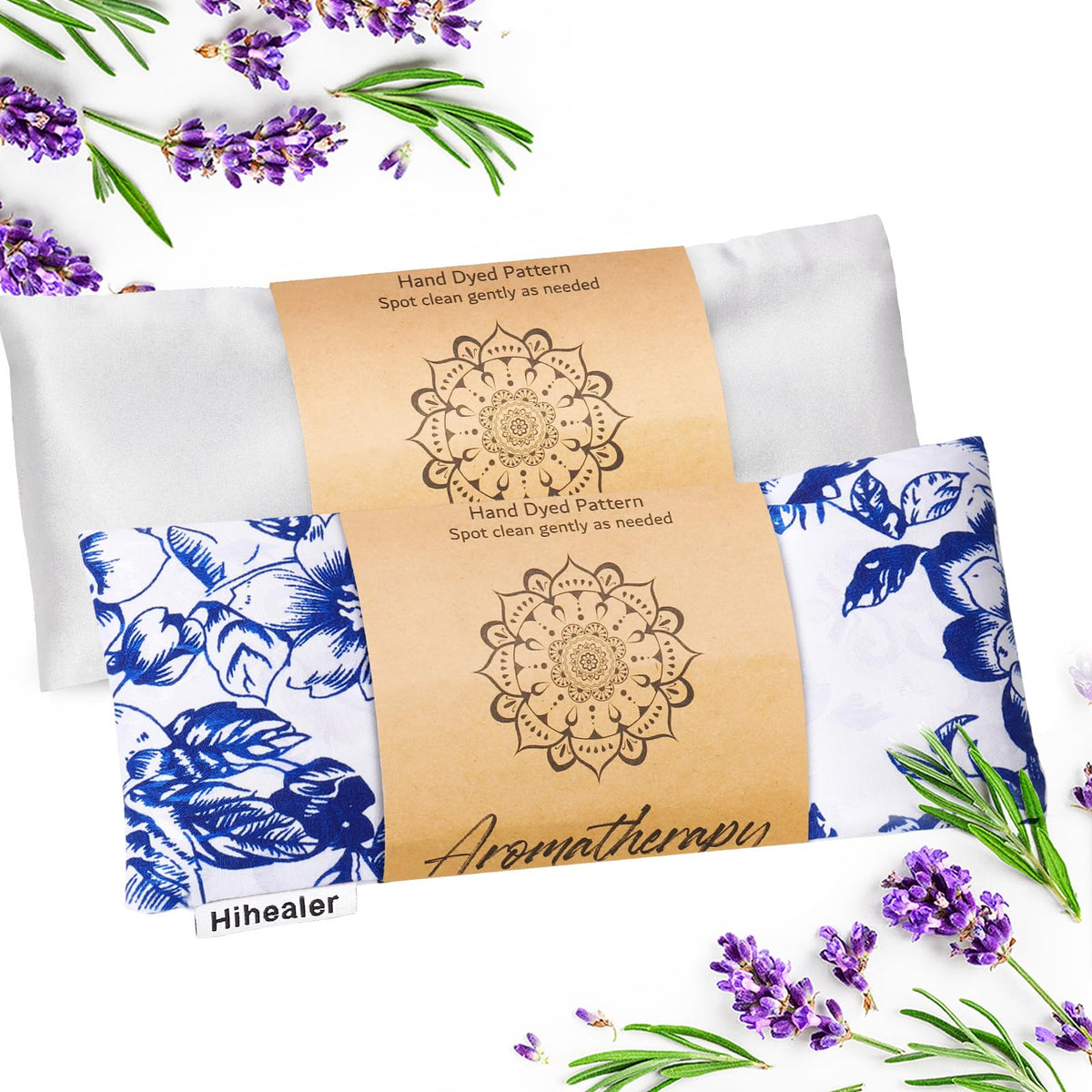 Hihealer almohada-ojos-lavanda: bloquea la luz y facilita la relajación nocturna.