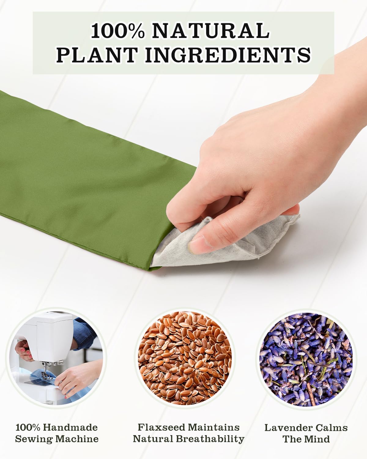 Hihealer cold compress eye pillow for overnight refreshing relief