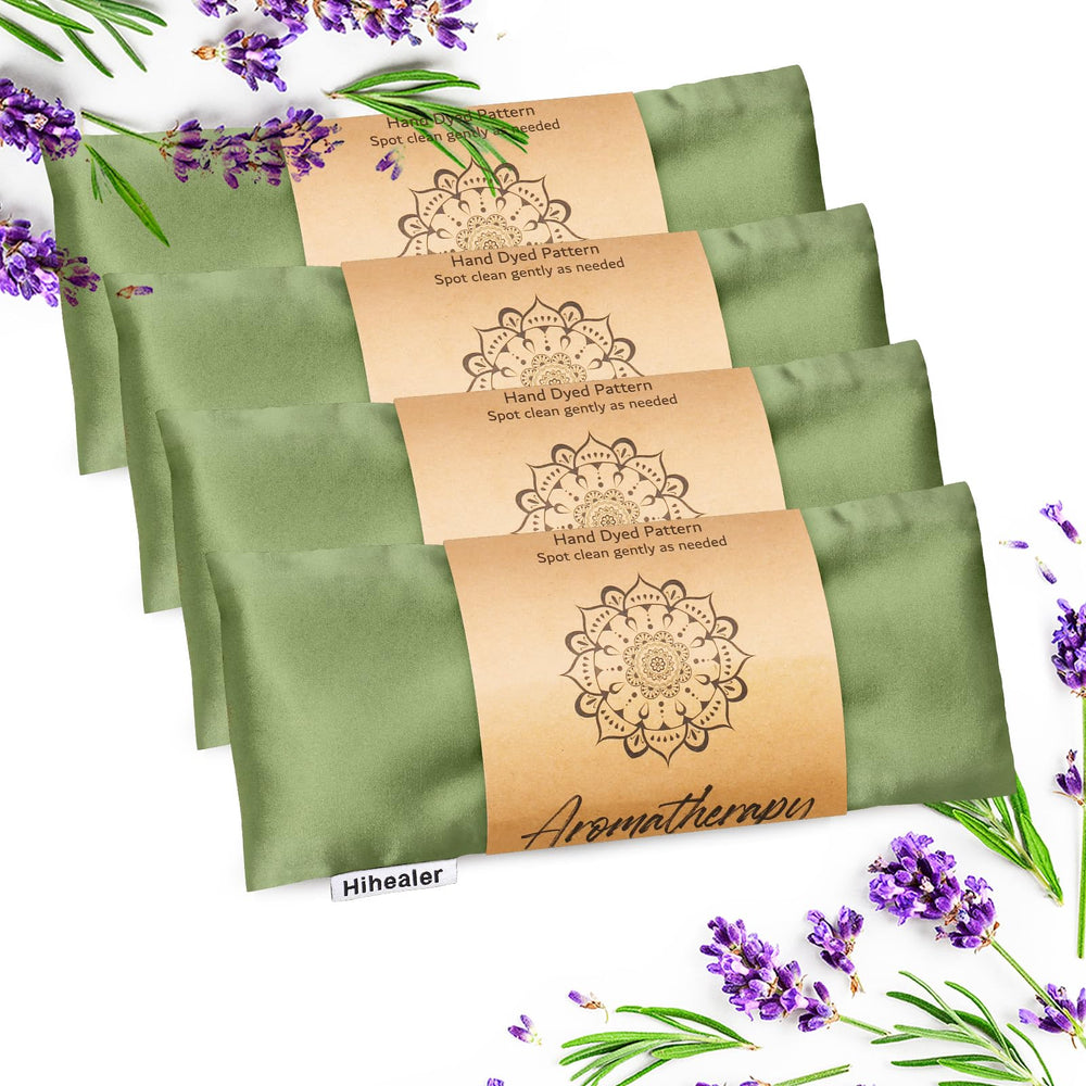 Hihealer eye pillow for sleeping with lavender aroma for calm relaxation
