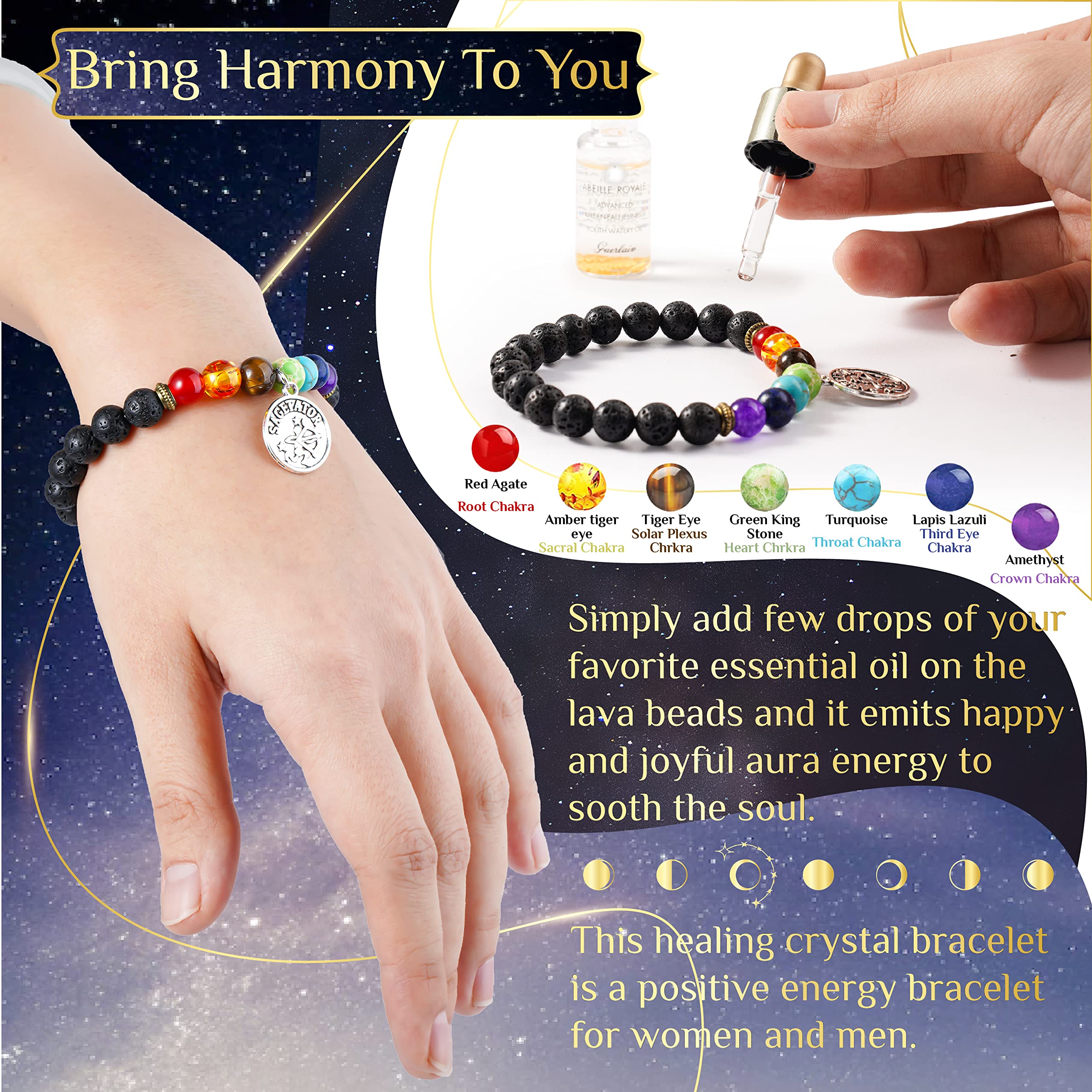 Hihealer spiritual crystal collection with vibrant colors and calming vibes