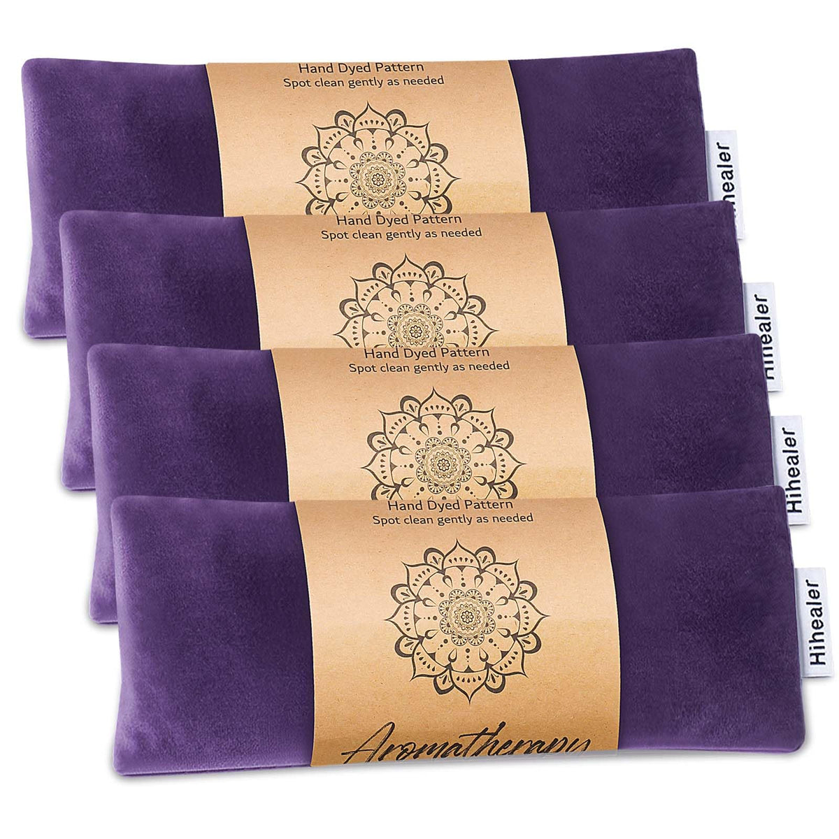 Hihealer weighted eye mask provides full eye coverage for deeper relaxation.