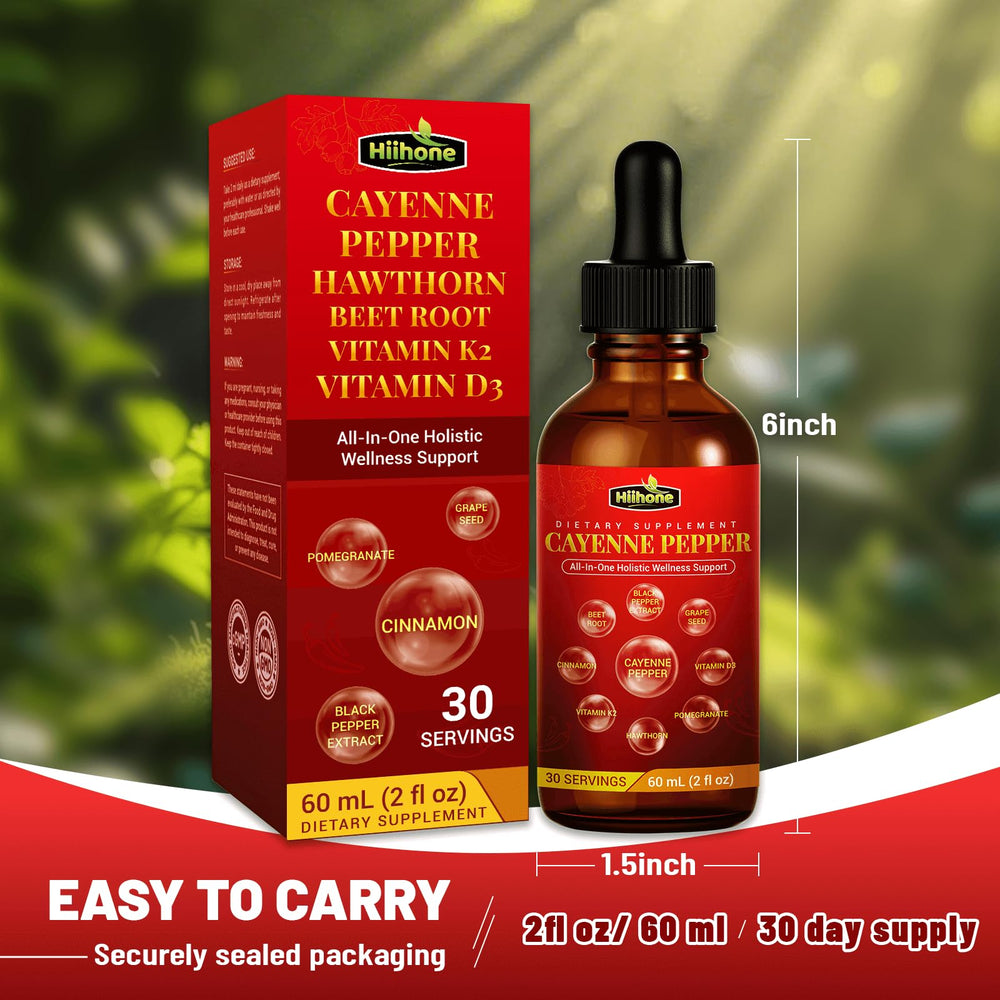 HIIHONE Pomegranate Grape Seed extract close-up suggests antioxidant-rich formula.