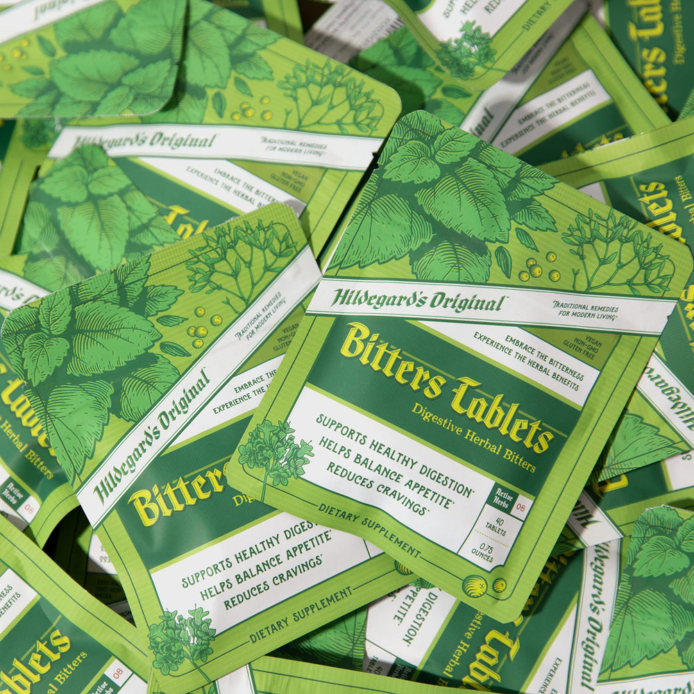 Hildegard's Original Bitters cinnamon bark showcases spicy depth and digestion support