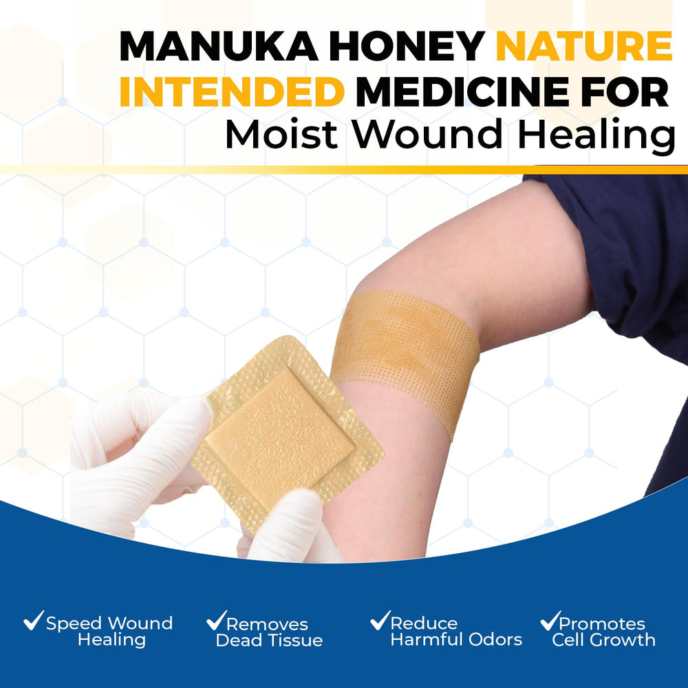Hilom Manuka Honey Gauze Dressing 2x2 in a ready-to-go first aid kit.