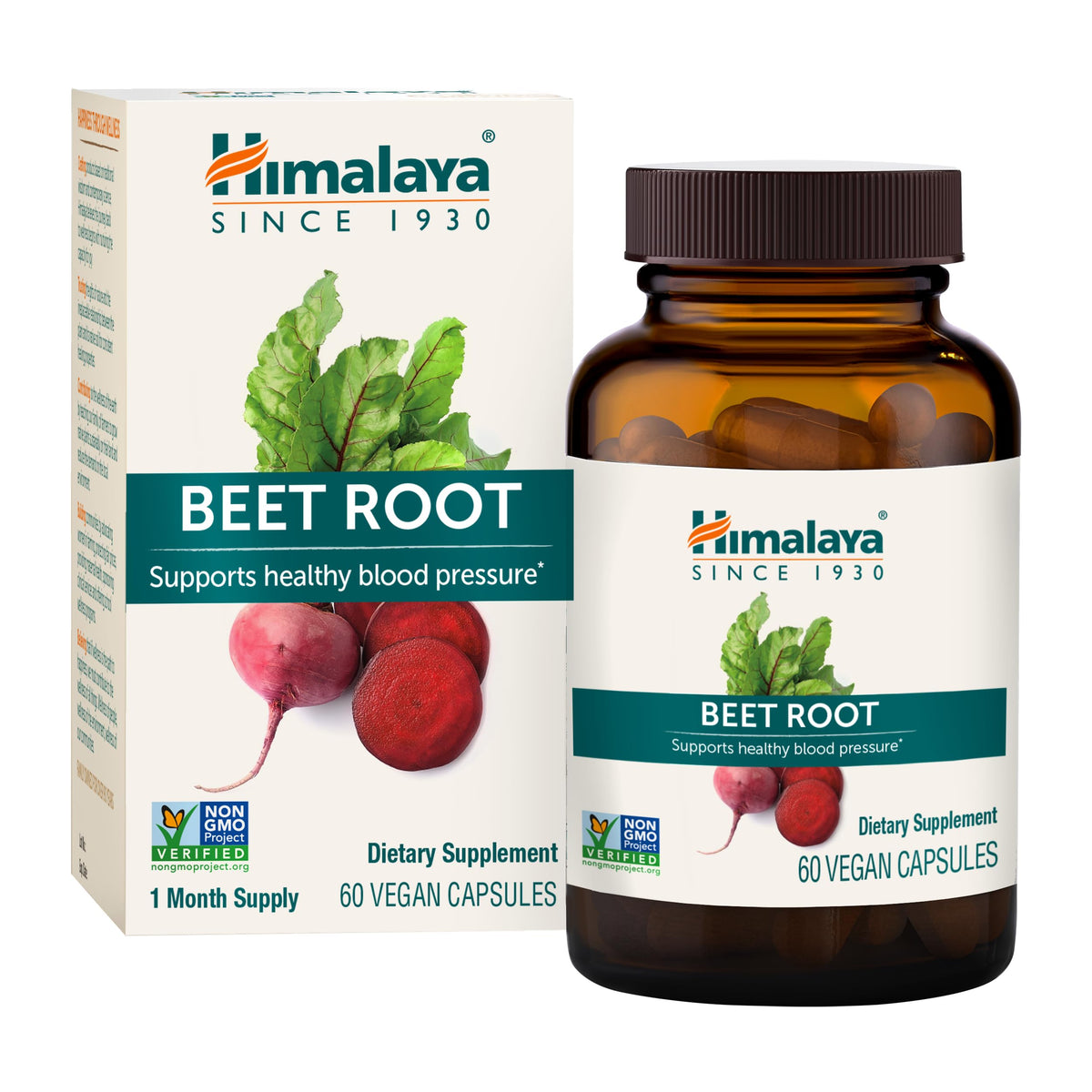Himalaya Beet Root bottle front showing vegan supplement for daily health support