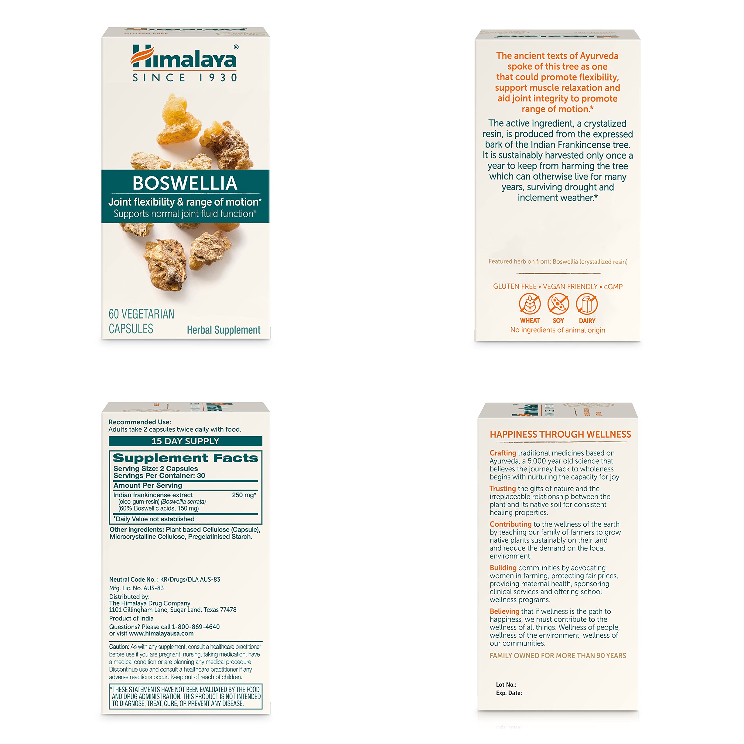 Himalaya Boswellia family-owned brand logo signaling heritage and reliability