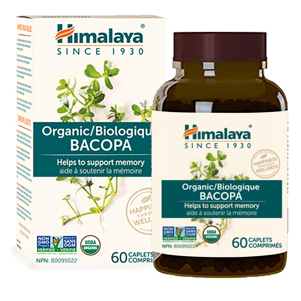 Himalaya bottle on desk with notebook and coffee signaling study-friendly use