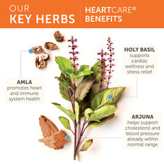 Himalaya HeartCare with Ashwagandha and Arjuna herbs supports daily calm and focus.