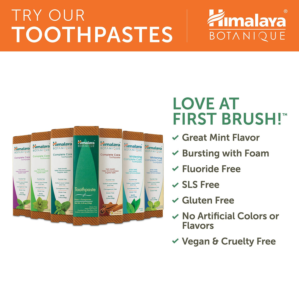 Himalaya HeartCare vegan formula label confirms allergen-free Non-GMO credentials.