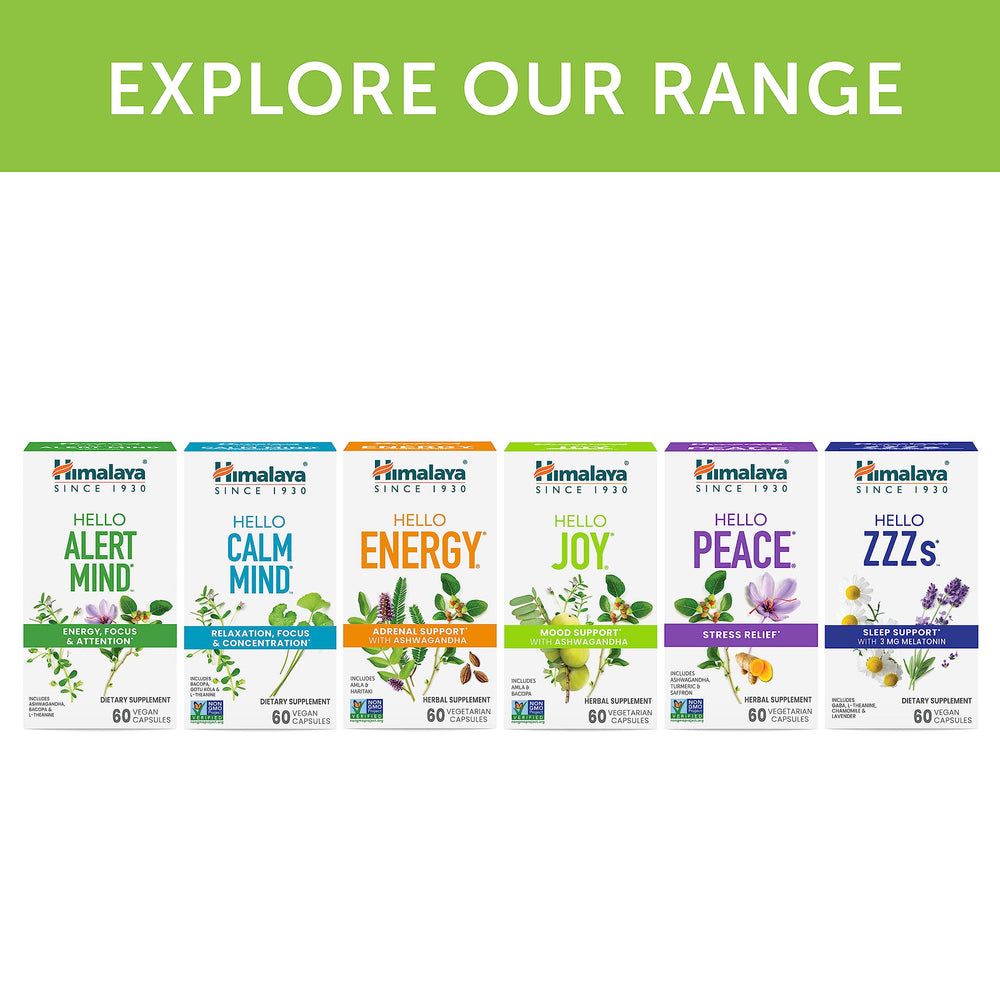 Himalaya Hello Joy morning routine scene suggests motivation support.