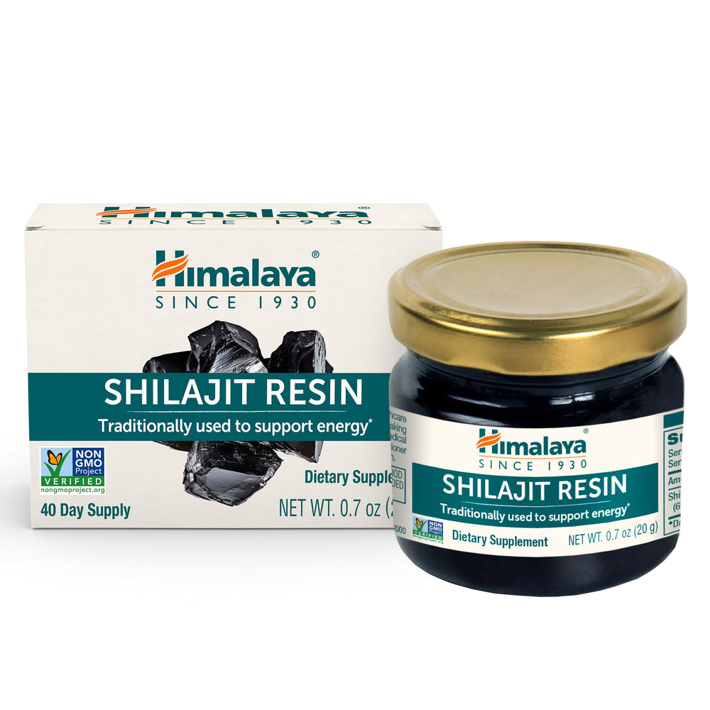 Himalaya Shilajit resin jar 20g with secure lid for daily use