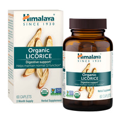 Himalaya Licorice bottle cap close-up showing convenient daily digestive support