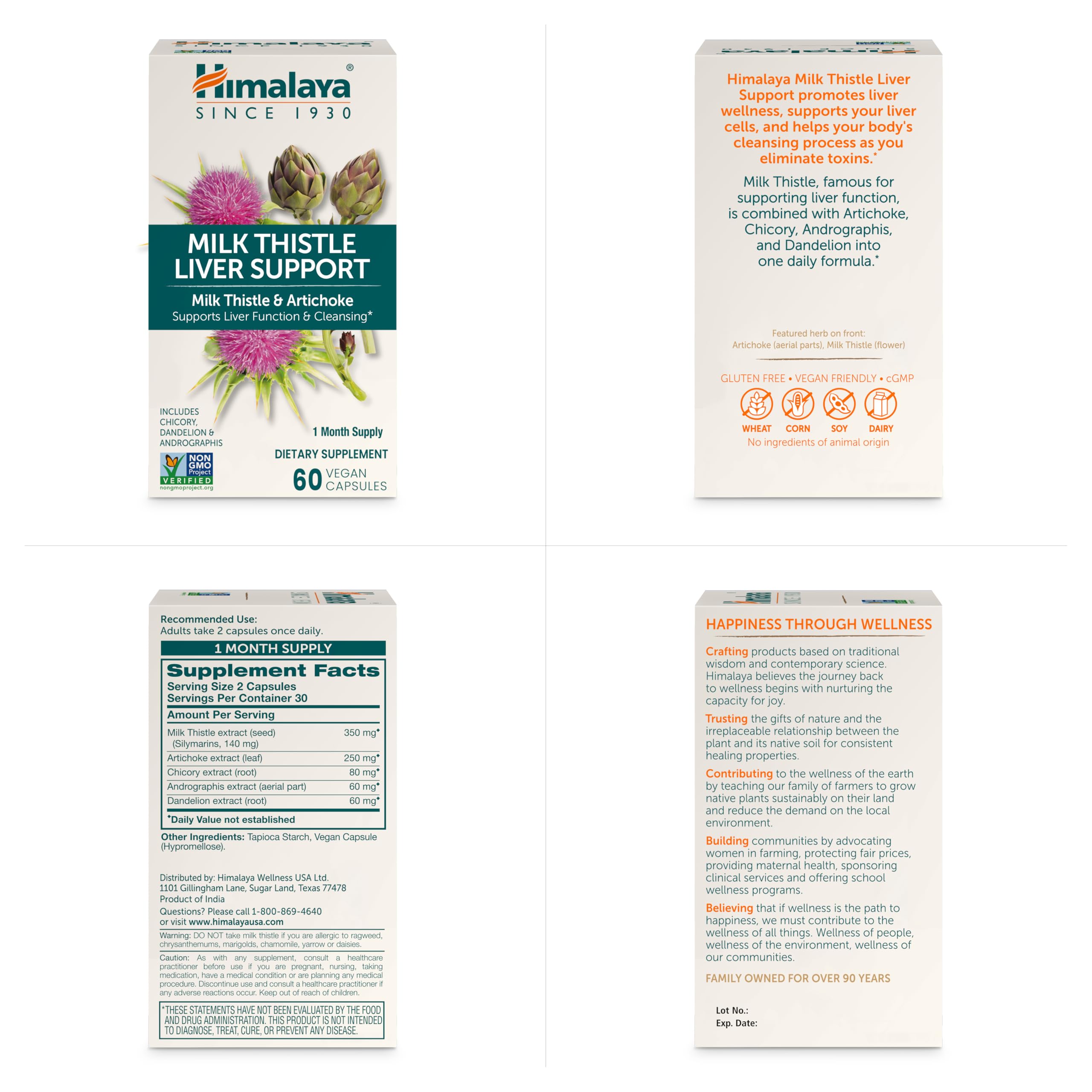 Himalaya Liver Support packaging on display for daily use.