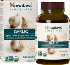 Himalaya Garlic bottle back-label with usage and ingredients details