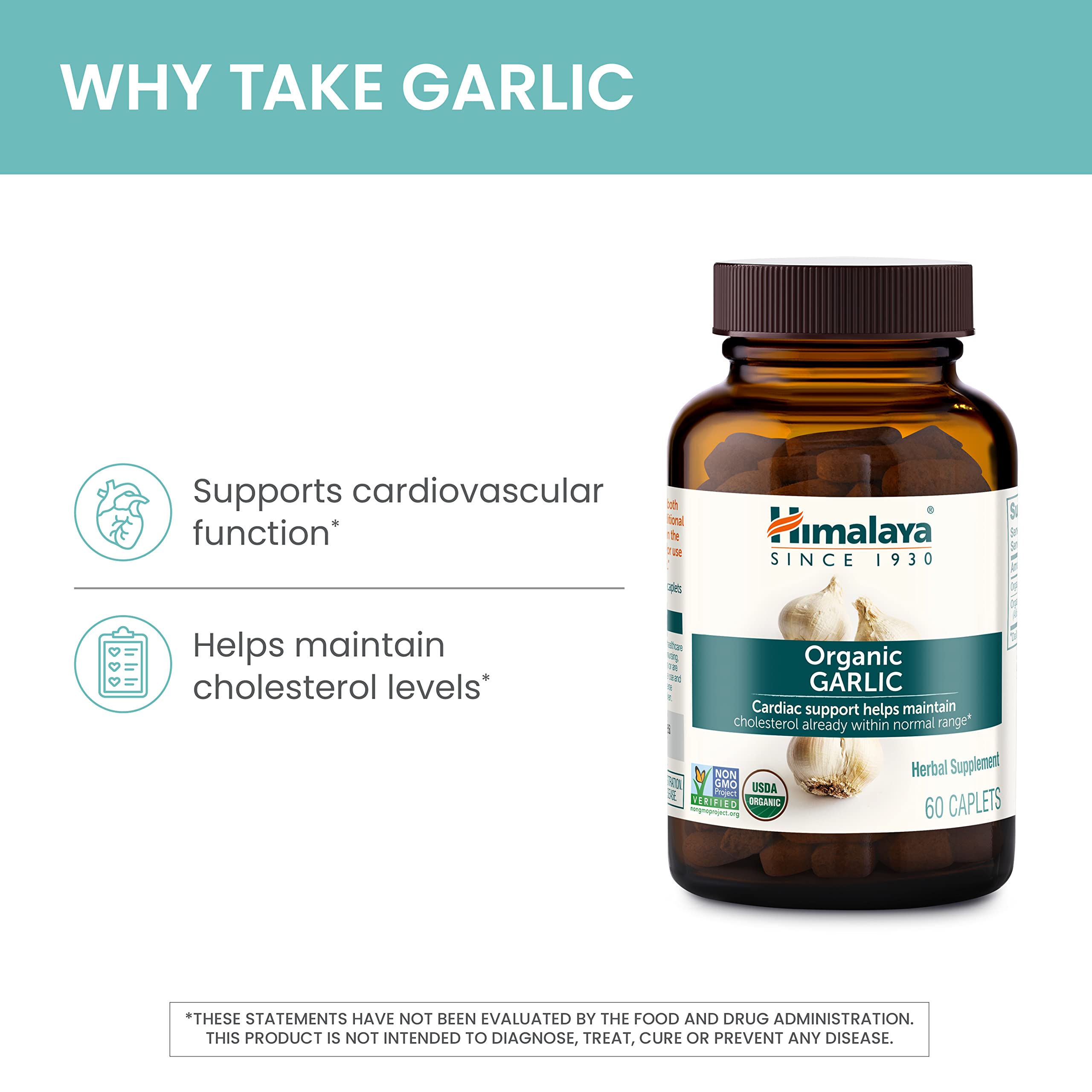Himalaya Organic Garlic two-pack packaging highlighting value