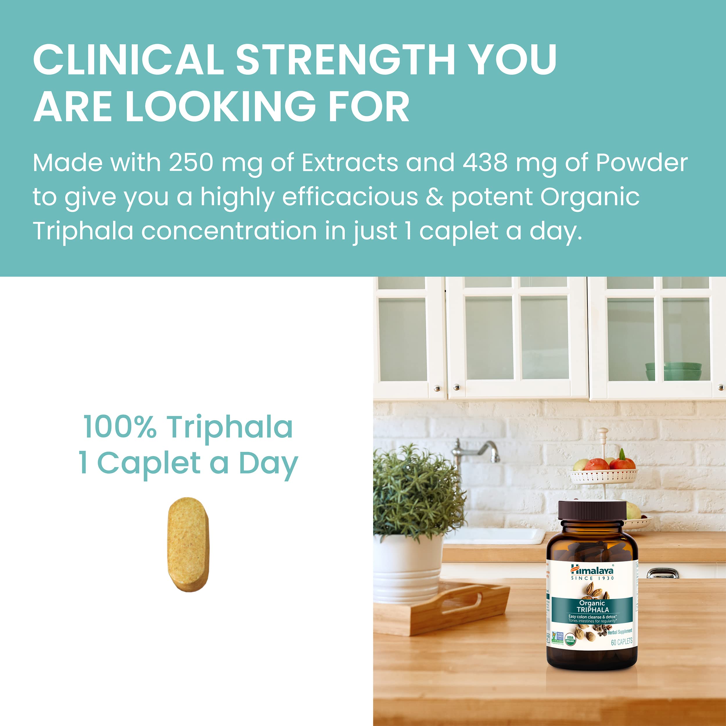 Himalaya Organic Triphala digestive health in scene
