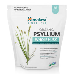 Himalaya Psyllium Whole Husk bottle pour for easy daily fiber mix