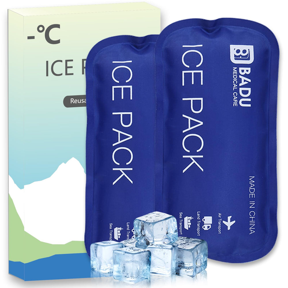 HIMDUZE insulin cooler ice pack 2x180g for reliable travel cooling