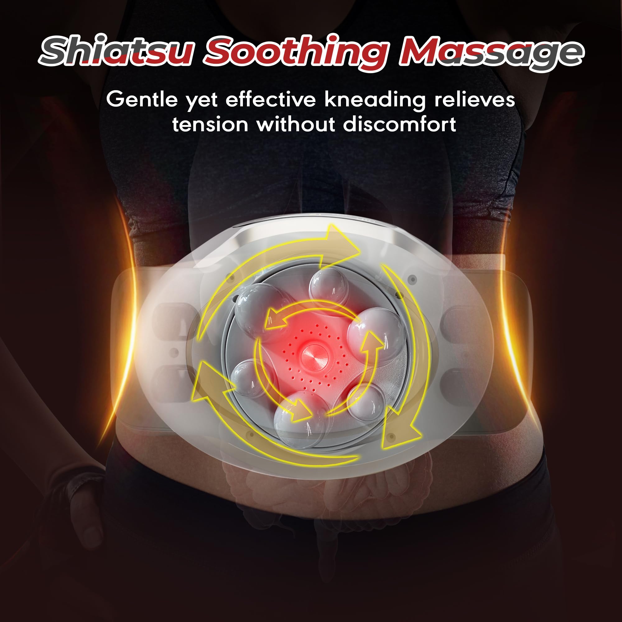 Himouta abdominal massager Type-C charging for quick recharging