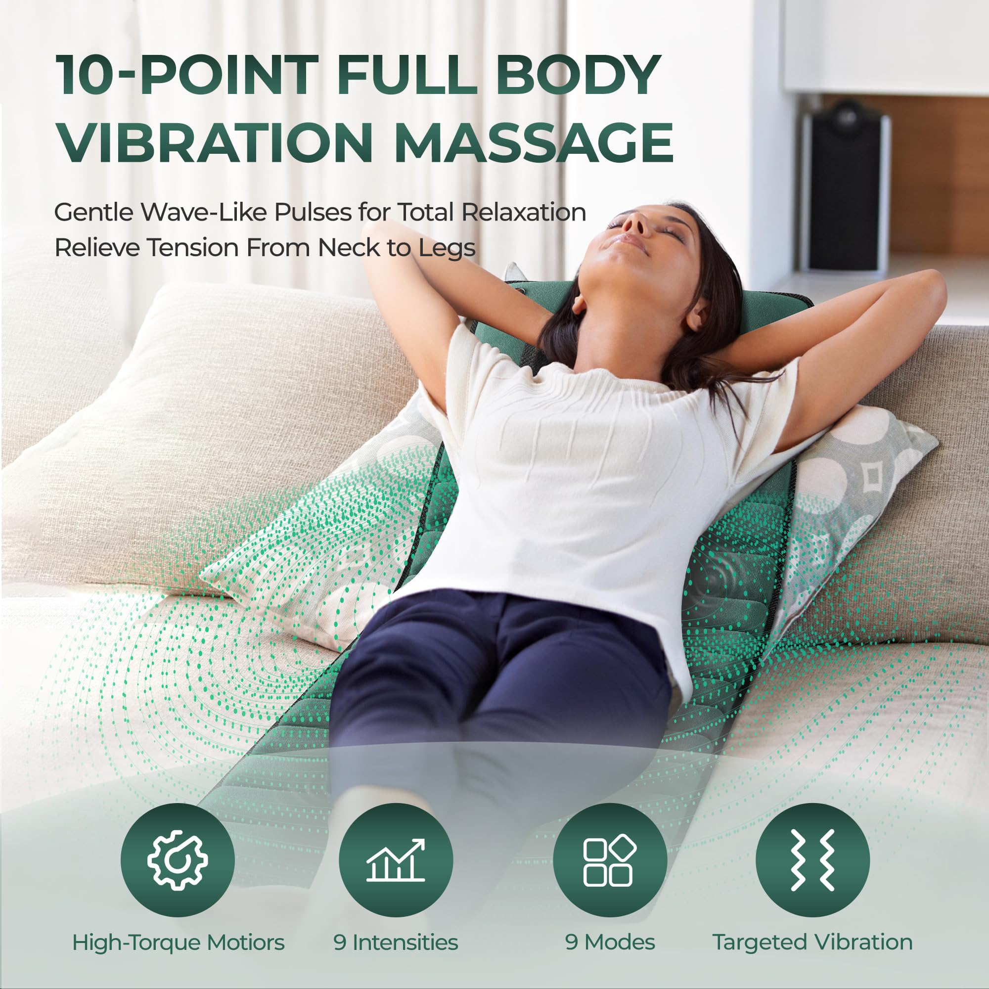 Himouta detachable neck massager section providing quick neck relief