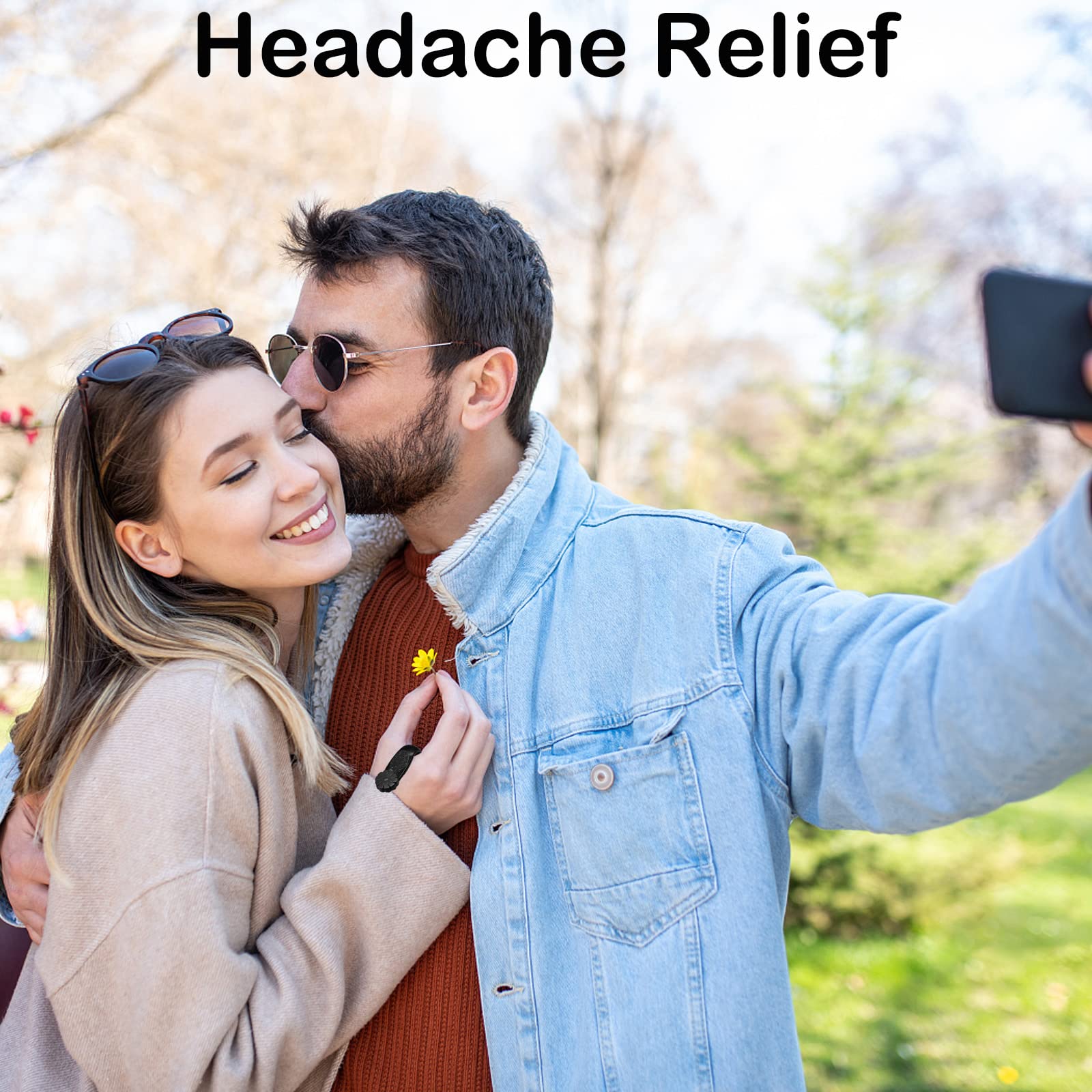 HINGTAI black migraine clip offers discreet, ergonomic use at home or work.