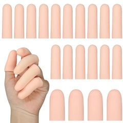 HINGTAI gel finger cots long 48x15mm for durable protection during tasks