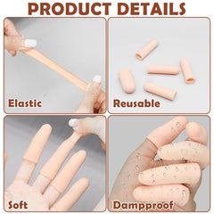 HINGTAI gel finger cots short 41x20mm for precise coverage