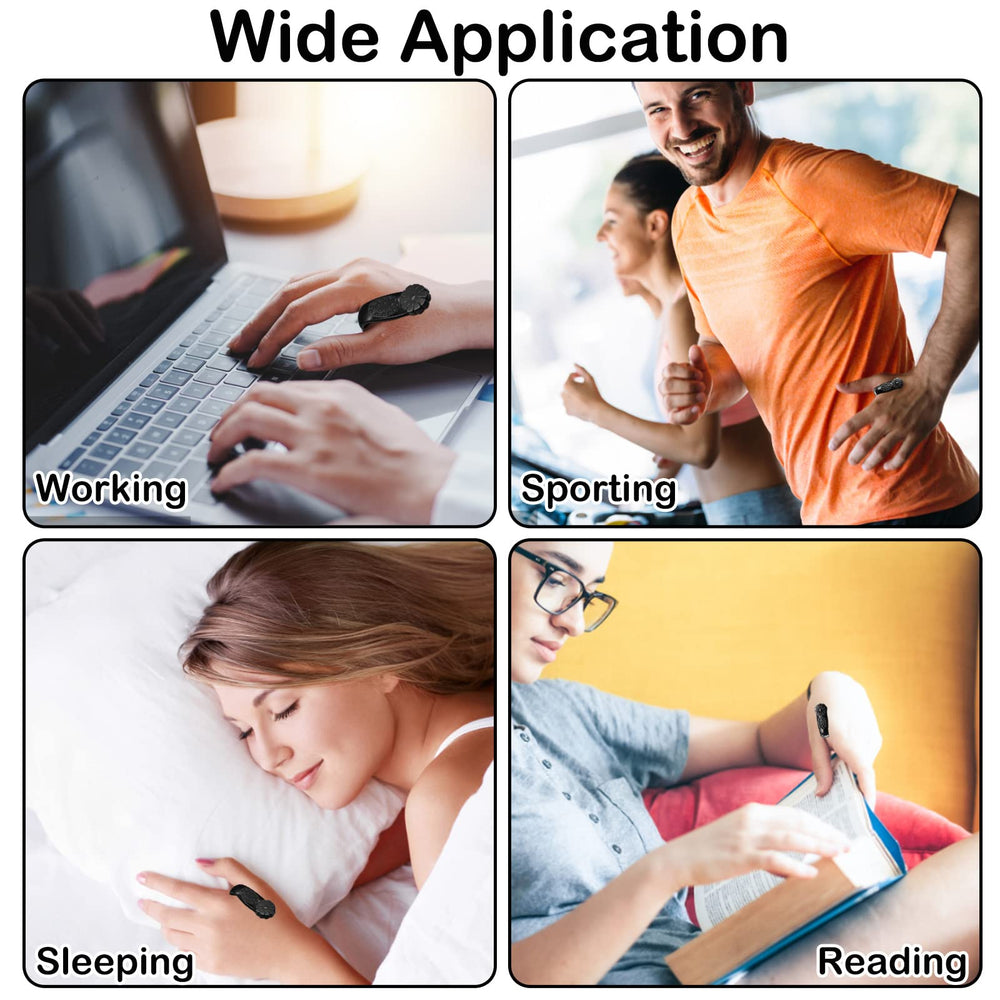 HINGTAI migraine clip with ergonomic design fits hands comfortably during tasks.