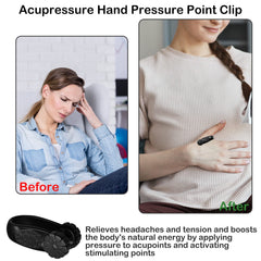 HINGTAI migraine clip on the hand point supports daily comfort during work or study.