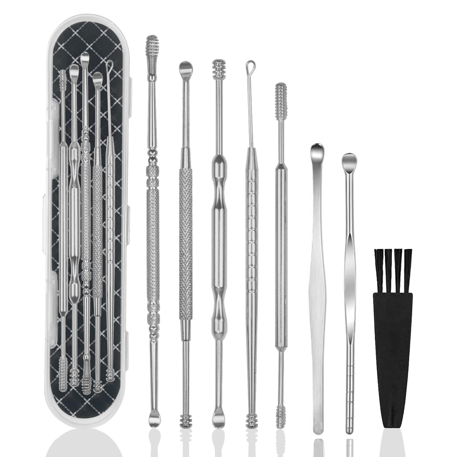 Hion kit cerumen doble cabeza, limpieza precisa sin irritación.