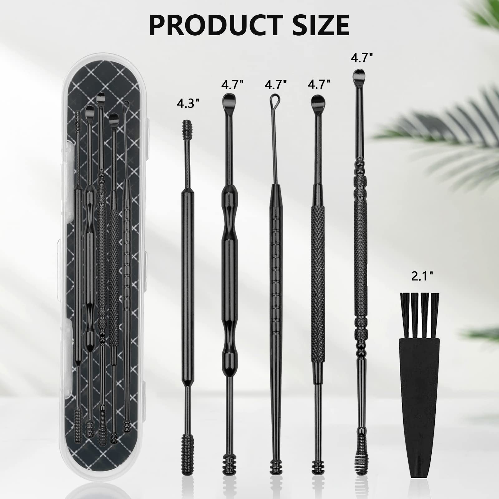 Hion reusable and washable tools with cleaning brush.