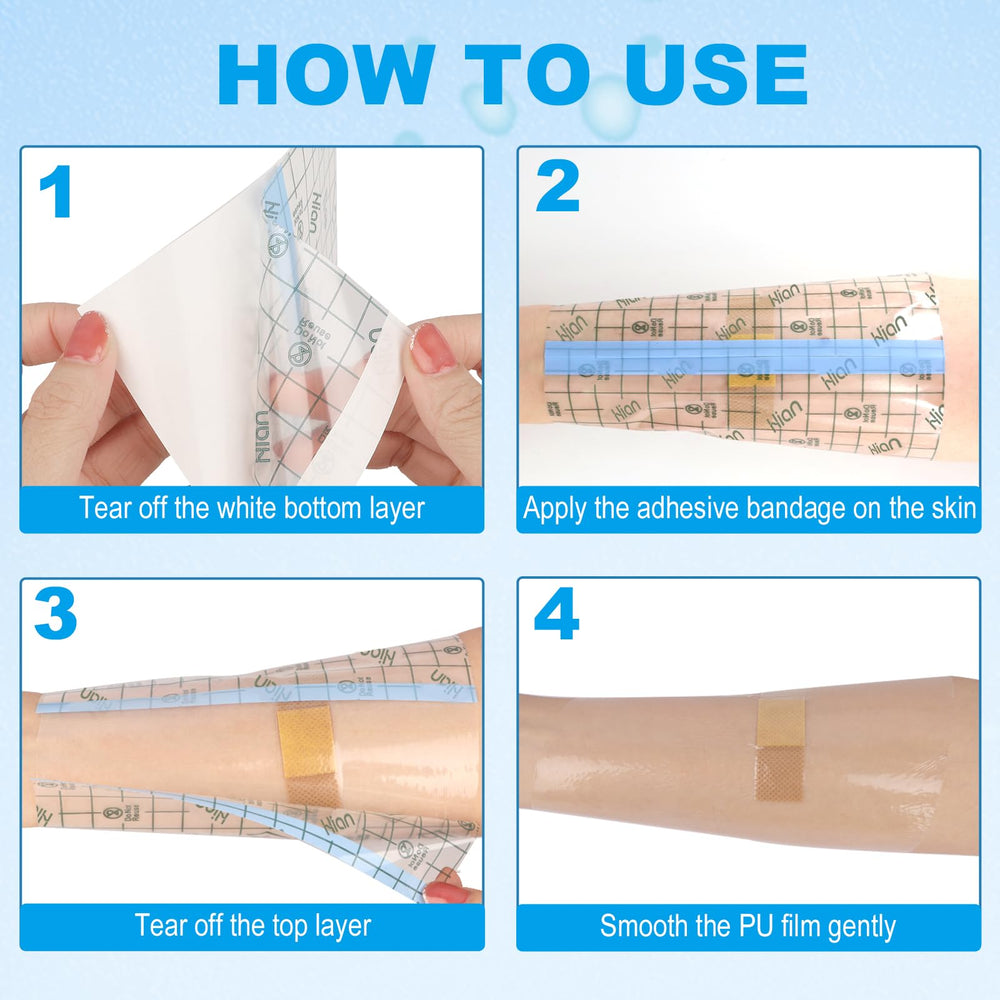 Hion tattoo aftercare bandage uses medical-grade adhesive for secure, gentle removal.