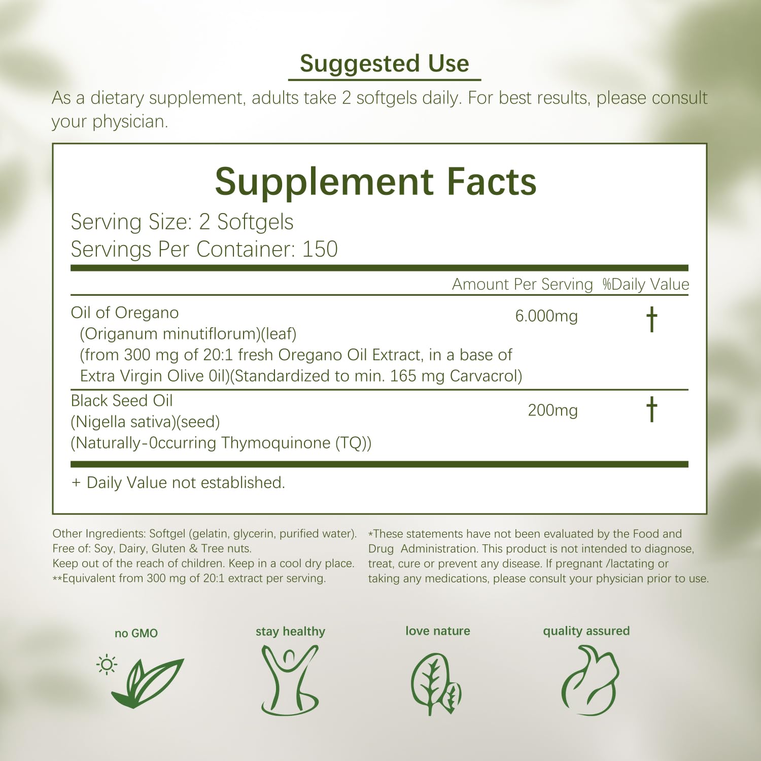 HiPlus 2-in-1 oregano softgels pour for easy daily supplementation