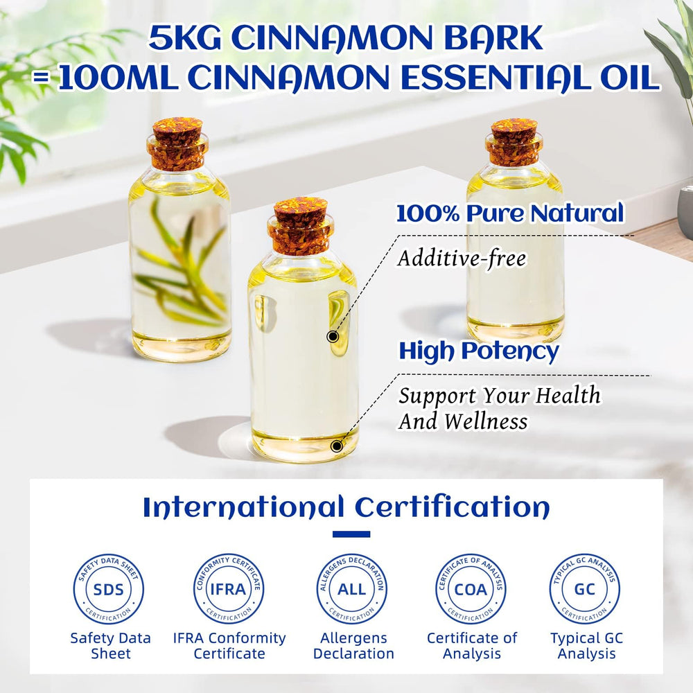 HIQILI Aceite de canela con aroma cálido para relajación.