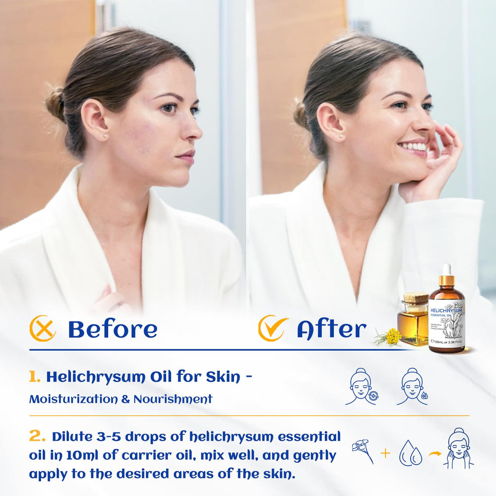 HIQILI Helichrysum con gotero para dosificación precisa