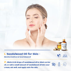 HIQILI aceite esencial sándalo adecuado para difusores y ambientación aromática.