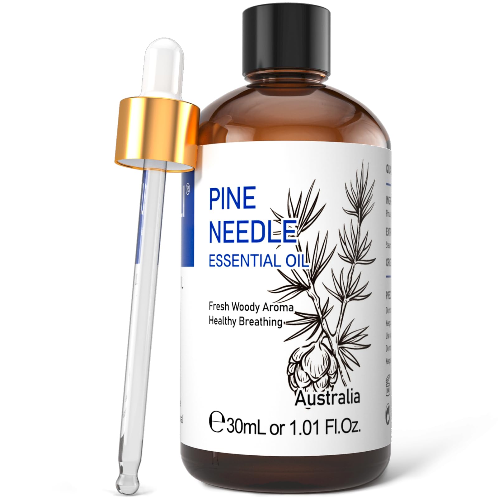 HIQILI aceite de pino, botella de 30 ml para aromaterapia.