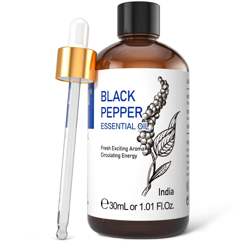 HIQILI Black Pepper Oil bottle for pure aroma and diffuser use