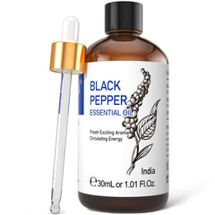 HIQILI Black Pepper Oil bottle for pure aroma and diffuser use