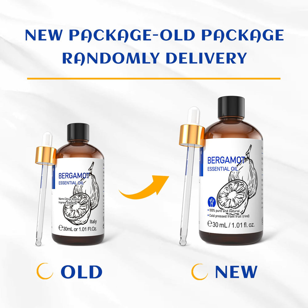 HIQILI Bergamota: caja de regalo lista para uso de aceites esenciales