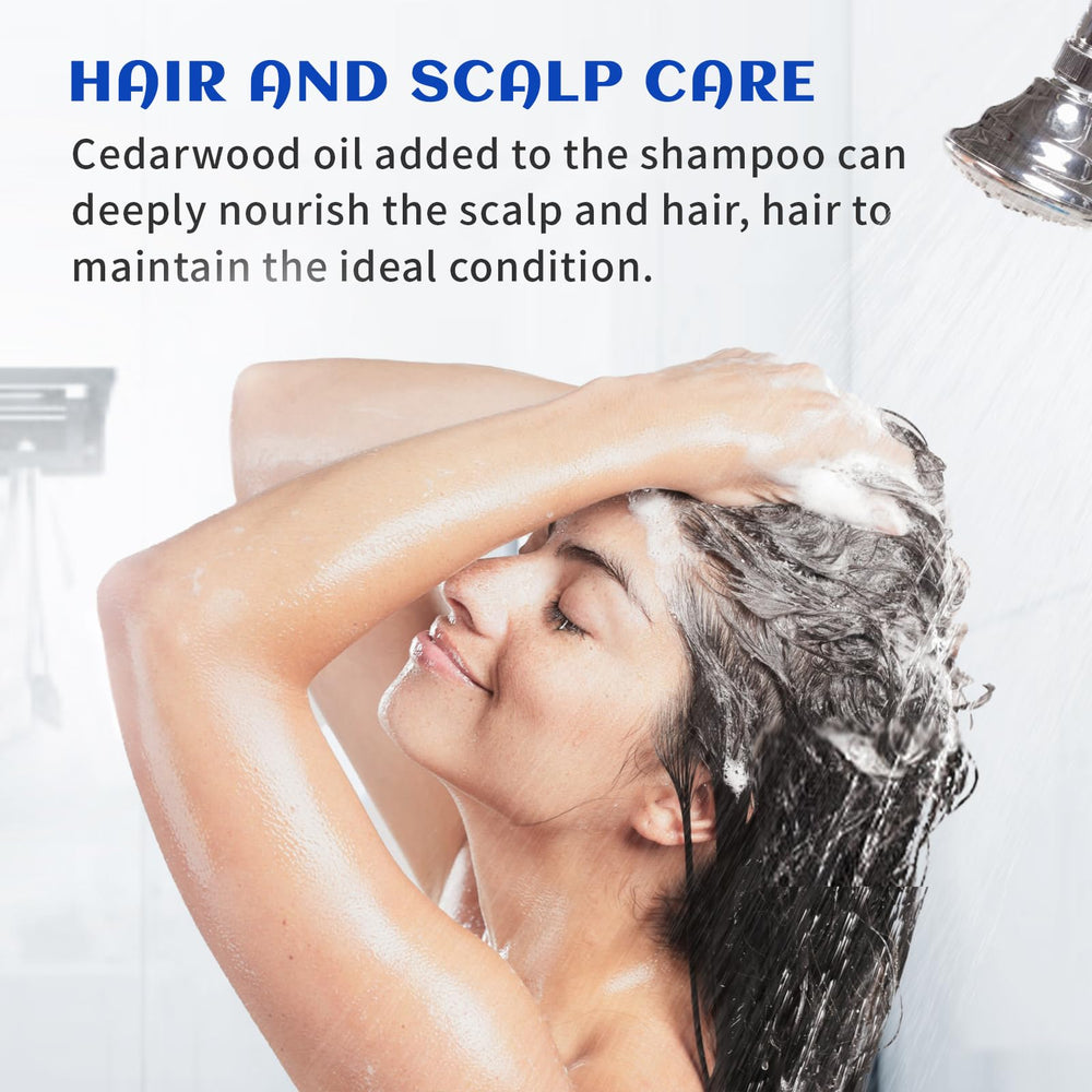 HIQILI cedarwood oil applied to skin and hair care routines