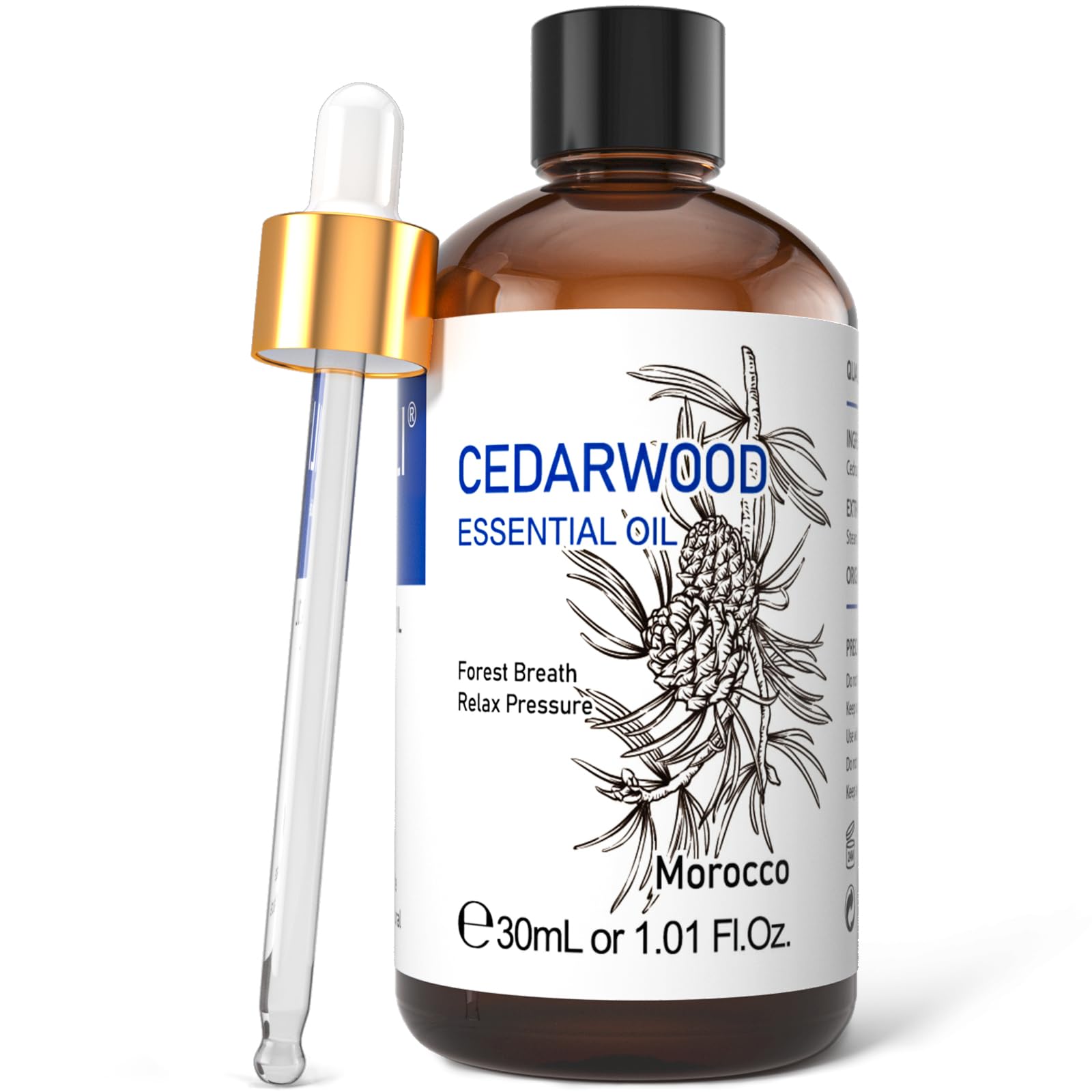 HIQILI Cedarwood oil bottle for pure diffusion and everyday use