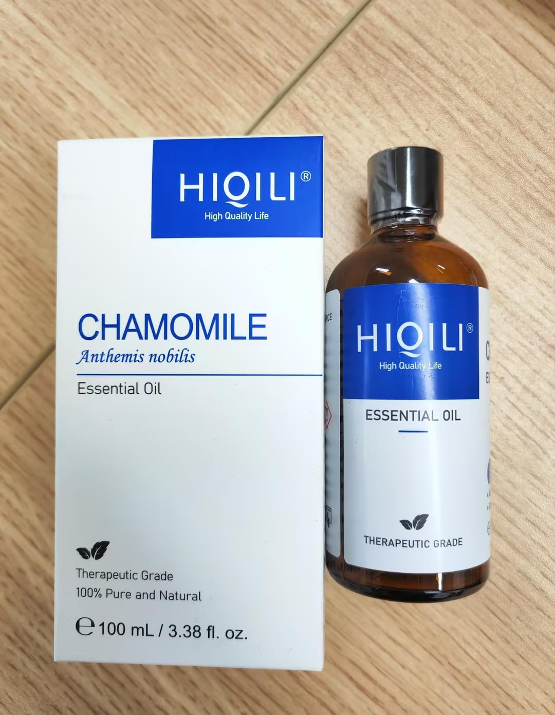 HIQILI Chamomile Oil included instructions for safe use.