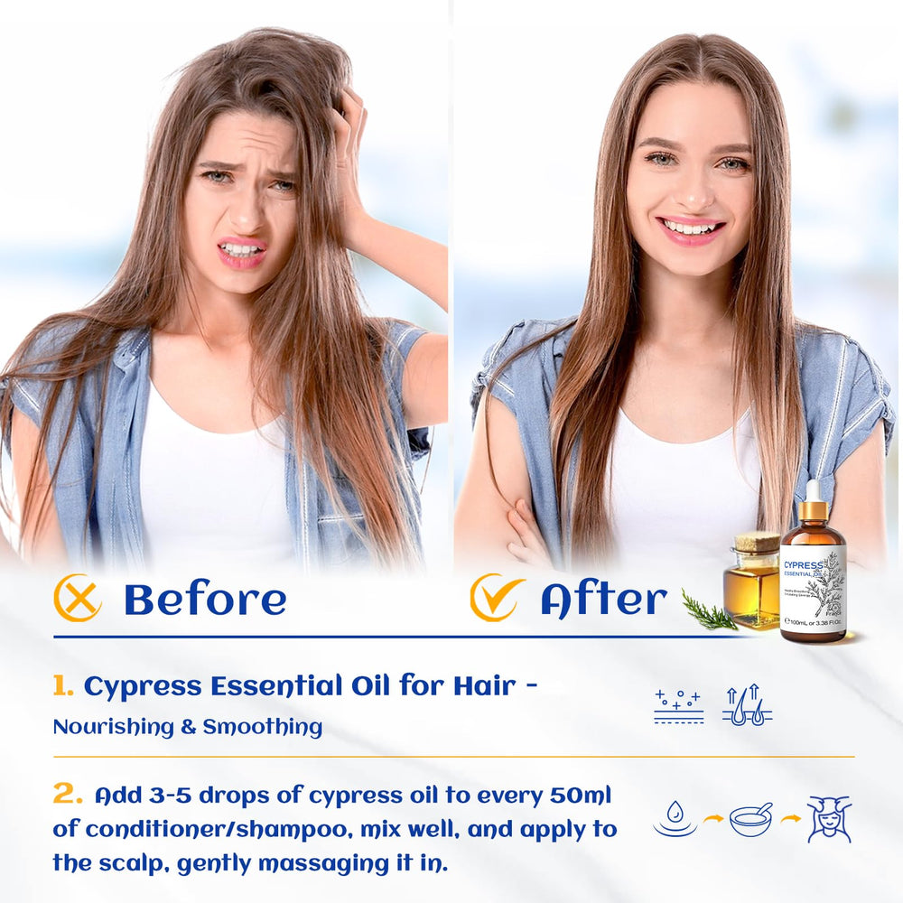 HIQILI Cypress travel bottle 10ml portable for on the go aromatherapy