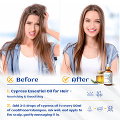 HIQILI Cypress travel bottle 10ml portable for on the go aromatherapy