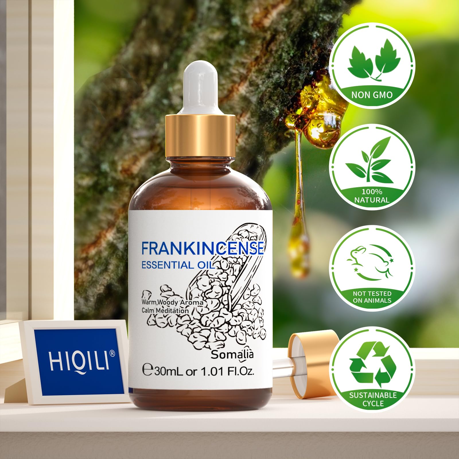 HIQILI aromaterapia en casa para calma y concentración.